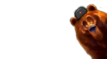 Изображение медведя в русской шапке, символизирующего приветственный бонус в Вулкан Старс онлайн-казино.